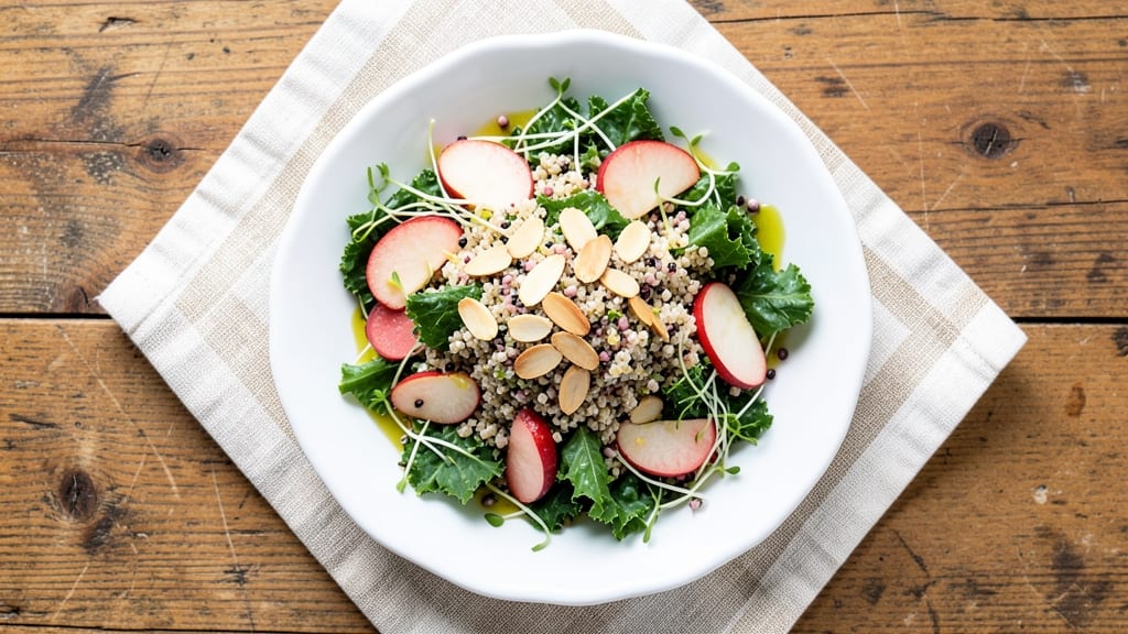 Sprouts Apple Kale Quinoa Salad Recipe: Crunchy Nutty Bite With Tangy Dressing