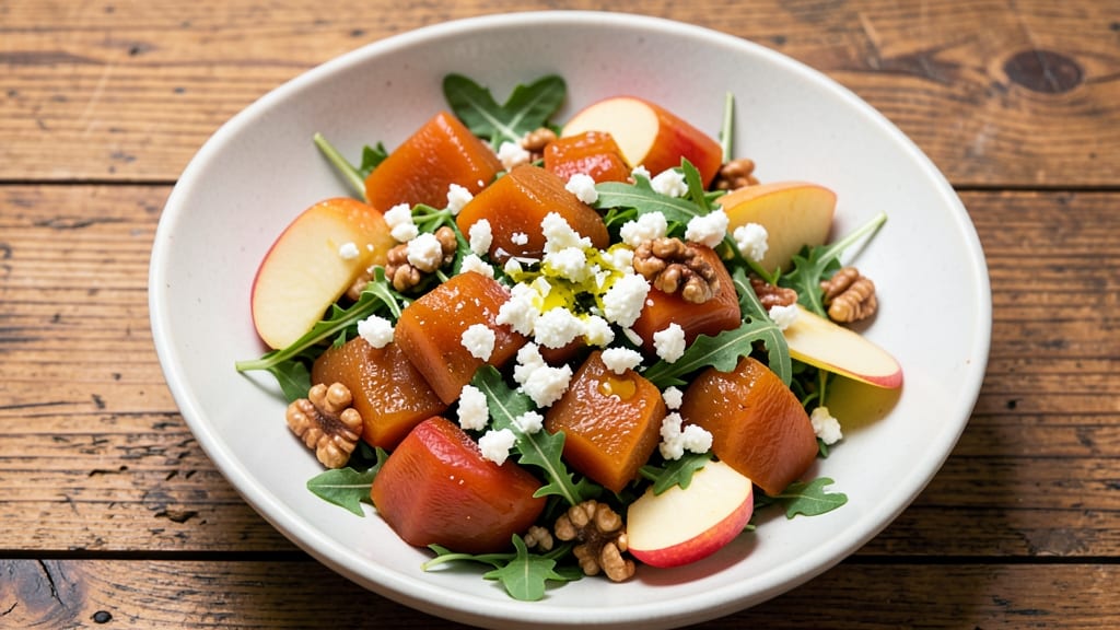Persimmon Apple Salad Recipe: Crunchy-Sweet Fall Harvest Bites