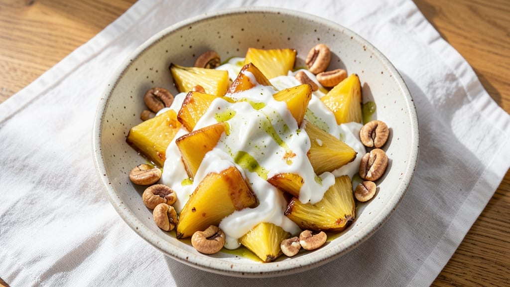 Hot Pineapple Salad Recipe: Tropical Crunch With Creamy Citrus Dressing