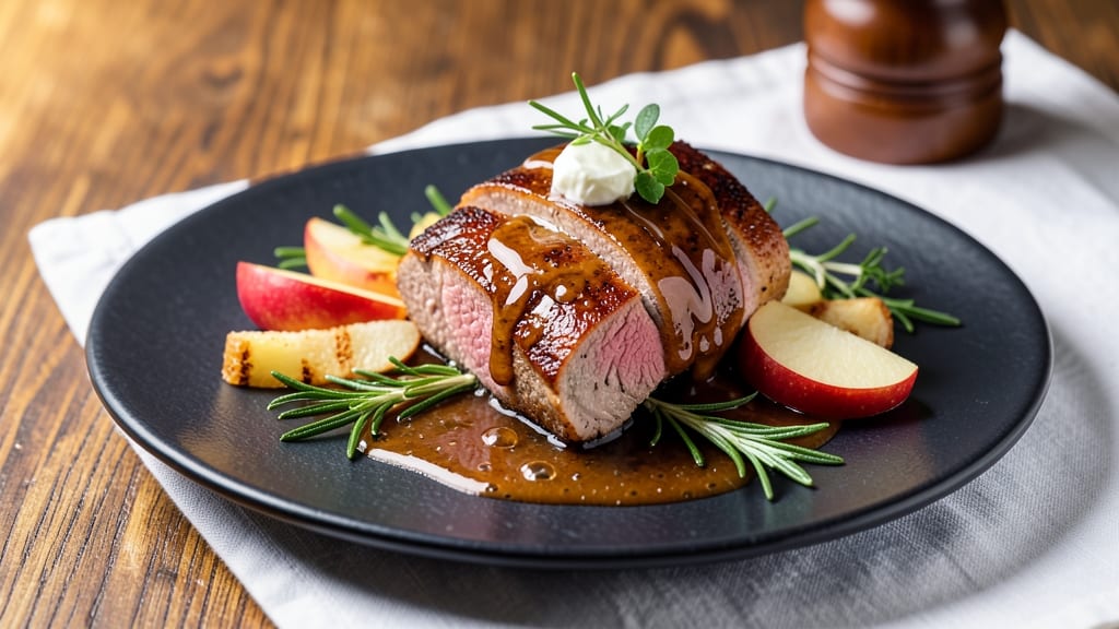 Apple Bourbon Pork Tenderloin Recipe: Smoky-Sweet Glaze That Caramelizes Every Bite
