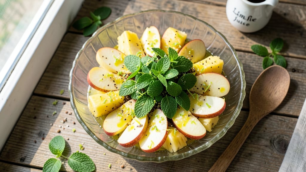 Apple Pineapple Salad Recipe: Tropical Crunch Meets Sweet Citrus Zing
