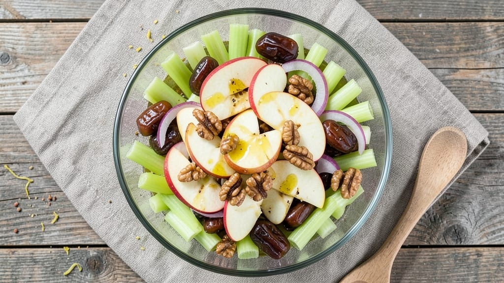 Apple Date Salad Recipe: Crunchy Celery and Sweet Apple Medley