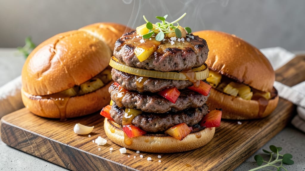 Pineapple Burgers Recipe: Sweet-Tart Glaze with Juicy Grilled Texture