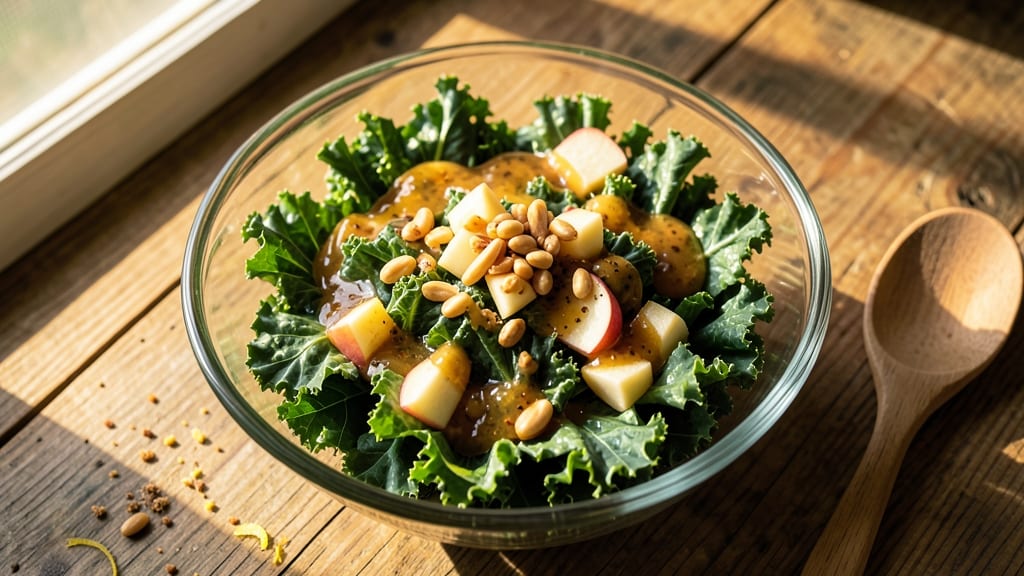 Kale Apple Salad Dressing Recipe: Bright Tangy Zing With No Cooking Needed