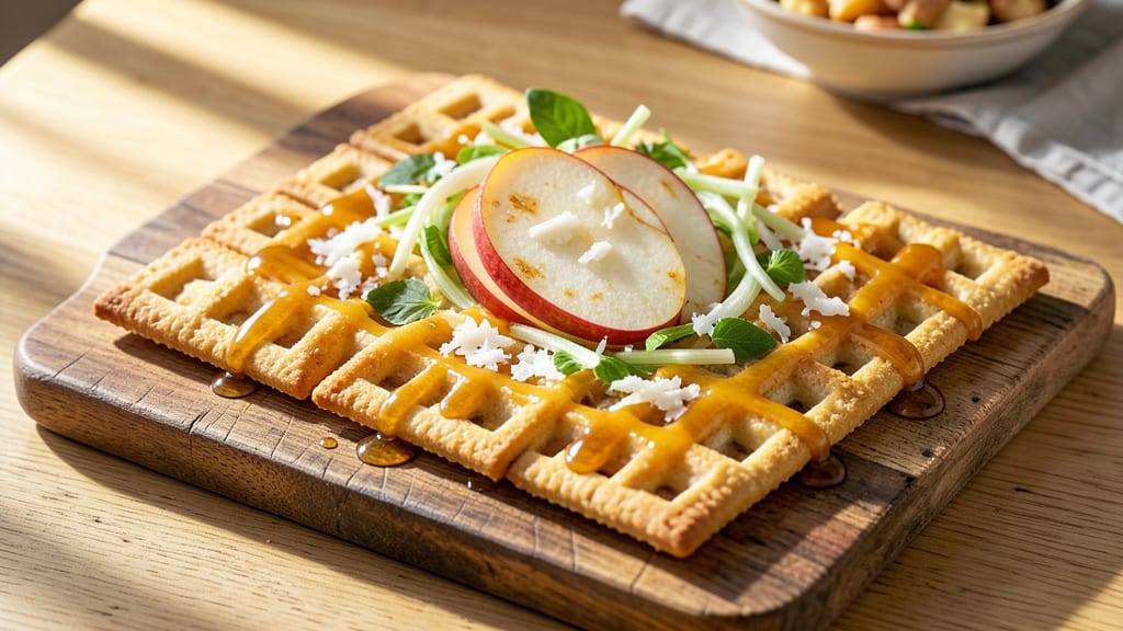 Triscuit Apple Cheese Recipe: Crunchy Celery and Warm Melty Cheese Fusion