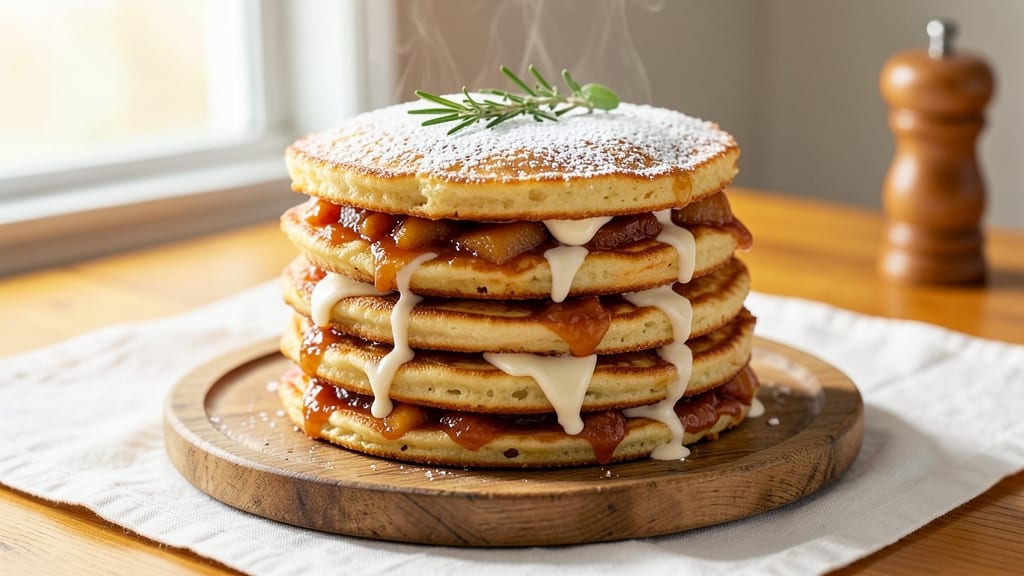 Apple Fritter Pancakes Recipe: Golden Crunch and Cinnamon-Spiced Delight