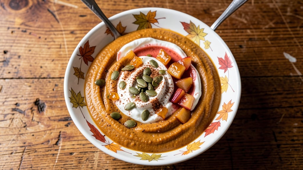 Pumpkin Apple Dip Recipe: Spiced Velvety Swirl With Celery Pepper Crunch