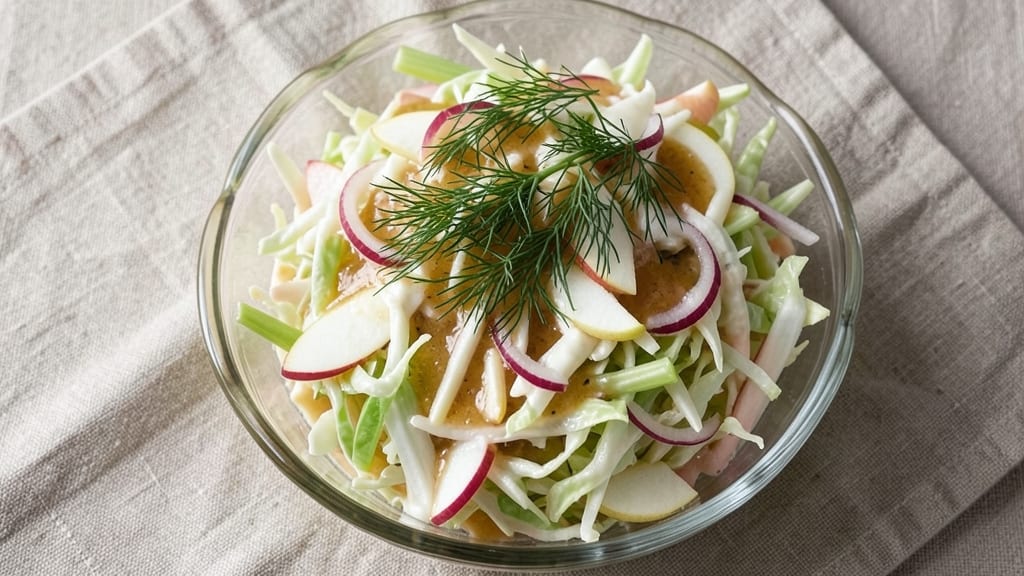 Kraft Apple Coleslaw Recipe: Crunchy Celery and Apple Crunch in 15 Minutes