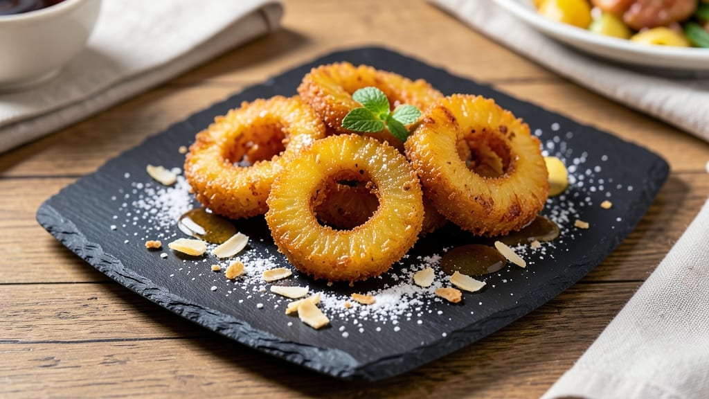 Deep Fried Pineapple Rings Recipe: Caramelized Sweetness With Crispy Edges