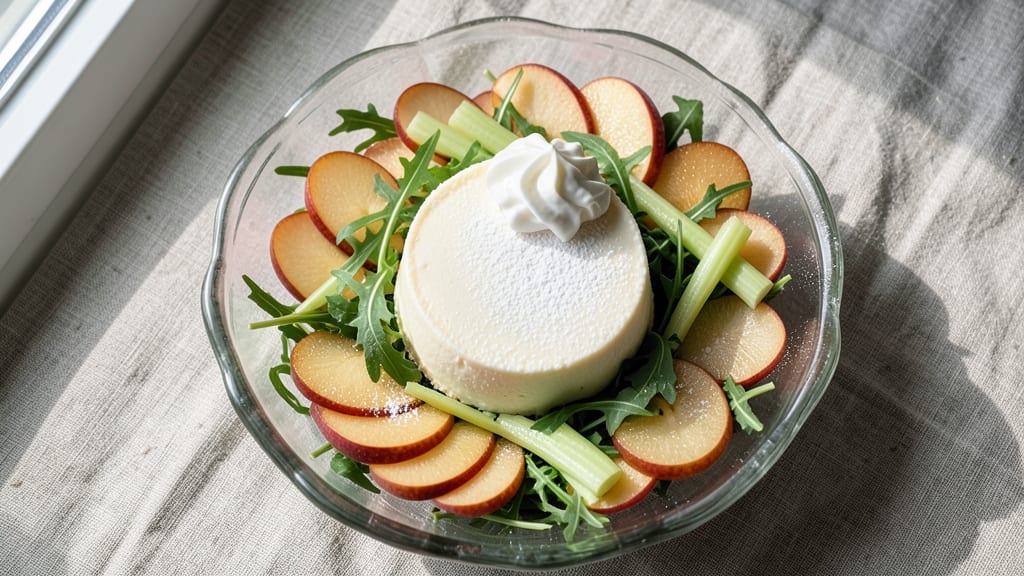 Cheesecake Apple Salad Recipe: Crunchy Celery and Creamy Cheesecake Fusion
