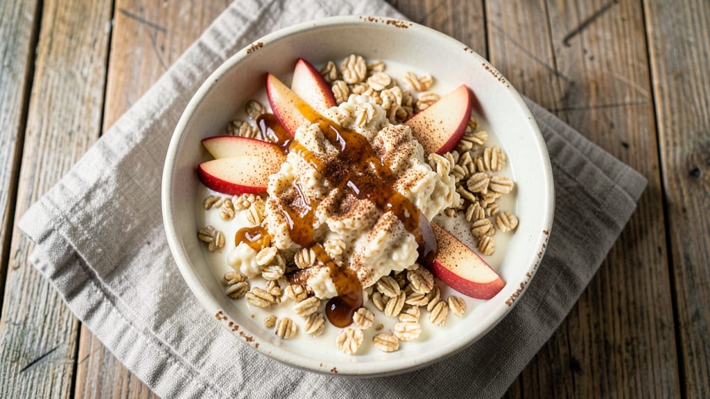 Apple Cinnamon Oatmeal Recipe: Microwave Warmth in 2 Minutes