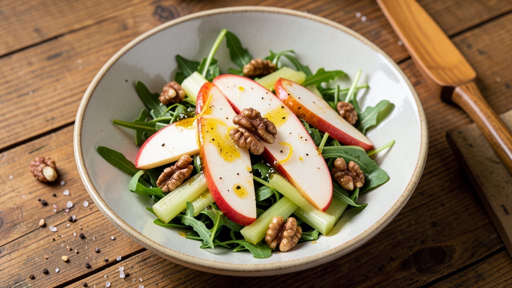 Apple Cider Vinaigrette Salad Recipe: Crisp Celery and Sweet Apple Balance
