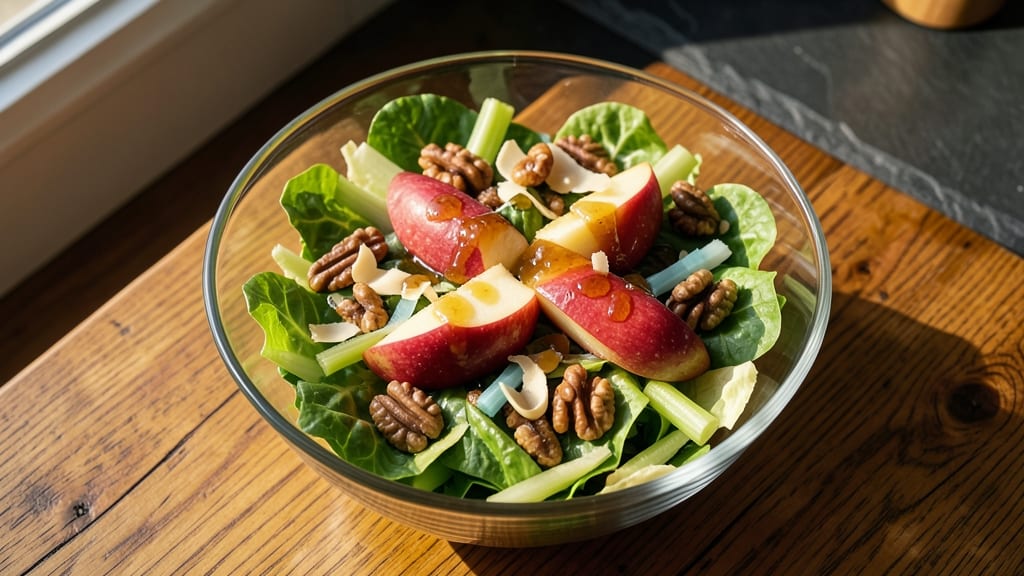 Caramel Apple Crunch Salad Recipe: Sweet-Tart Bites With Nutty Celery Crunch