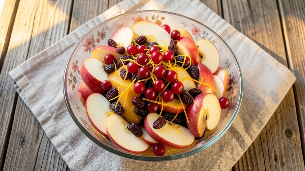 Apple Cranberry Fruit Salad Recipe: Bright Citrus Twist With No-Cook Ease