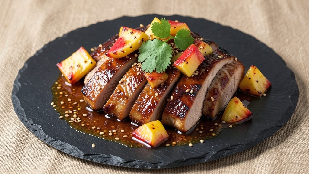 Pork With Pineapple Tidbits Recipe: Tropical Glaze That Caramelizes Meat