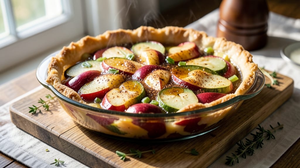 Low Fat Apple Pie Filling Recipe: Crisp Celery and Spiced Apple Harmony