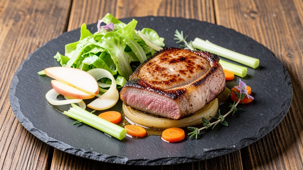Pork Chop, Cabbage, and Apple Recipe: Sweet-Tart Braise With Crisp Celery Bites