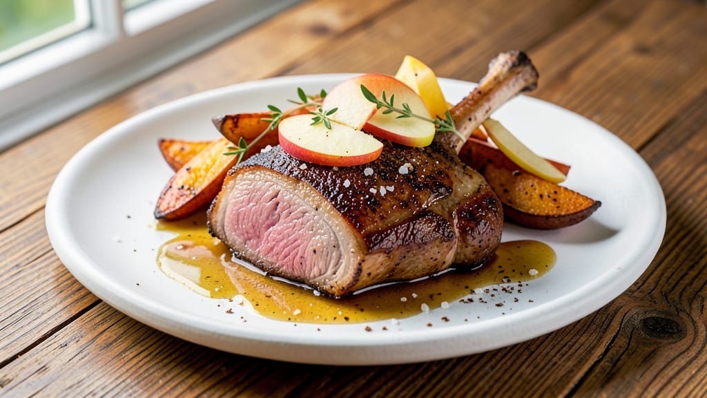 Pork Chop Sweet Potato Apple Recipe: One-Pan Roast With Caramelized Edges