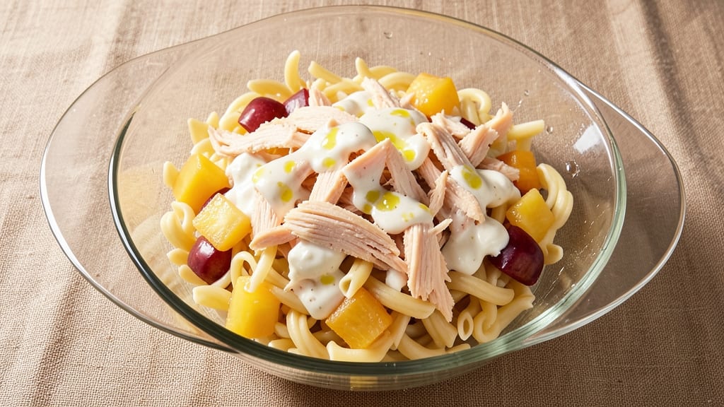 Chicken Pineapple Pasta Salad Recipe: Tropical Crunch Meets Zesty Creaminess