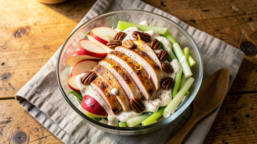 Wendy's Apple Pecan Chicken Salad Recipe: Crunchy Celery and Sweet Apple Bite-Sized Magic