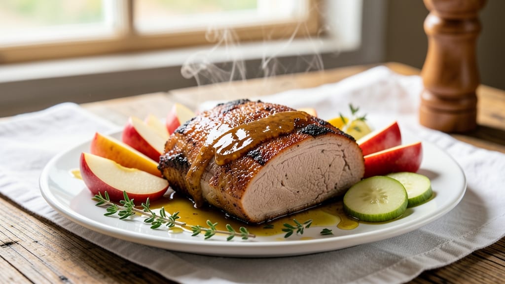 Pork And Apple Oven Recipe: Juicy Meat With Caramelized Apple Crunch