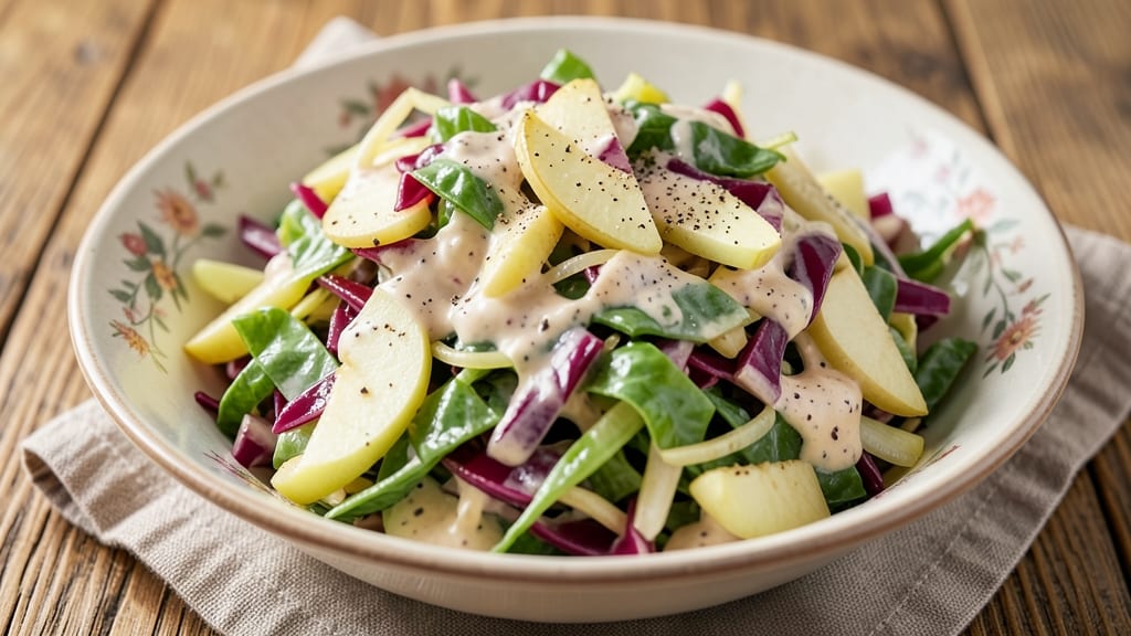 Creamy Apple Coleslaw Recipe: Crisp Celery and Sweet Apple Balance