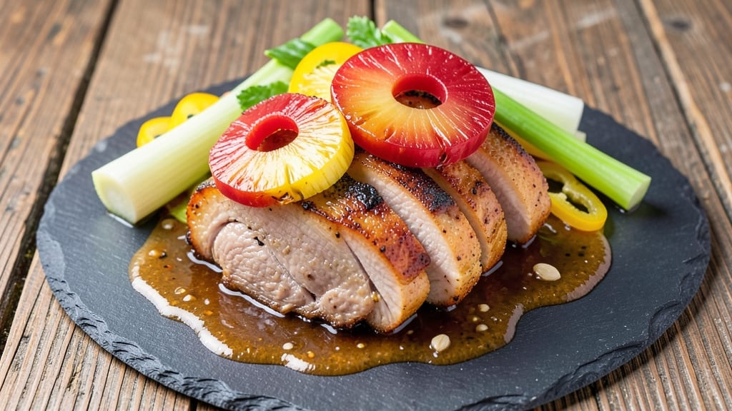 Pineapple Pork Shoulder Recipe: Slow-Braised Sweetness With Celery-Pepper Crunch