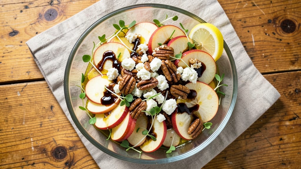 Apple Pecan Feta Salad Recipe: Crunchy Nut and Tangy Cheese Harmony