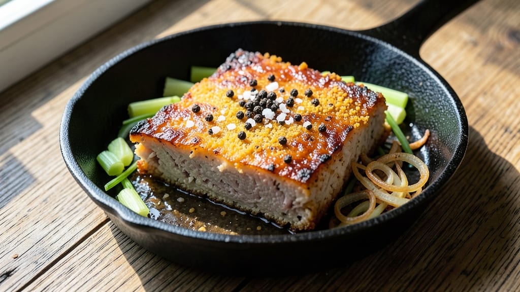 Fried Scrapple Recipe: Crispy Pancake Texture With Celery-Pepper Crunch
