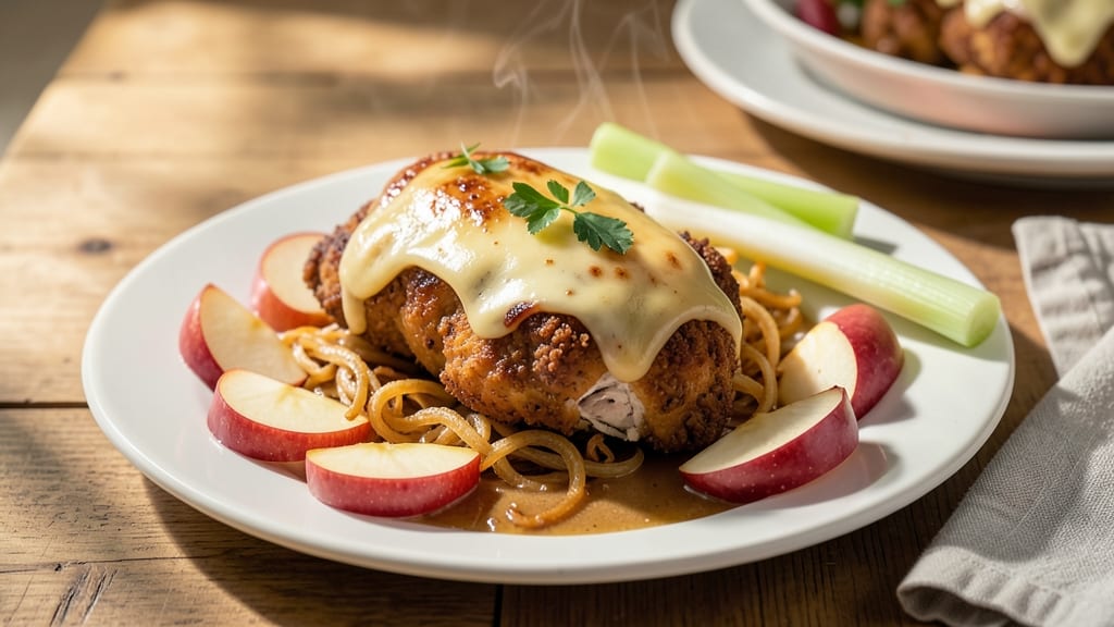 Cracker Barrel Apple Cheddar Chicken Recipe: Sweet-Tart Glaze with Celery Crunch Kick