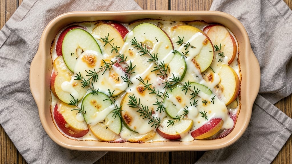 Apple Cheese Casserole Recipe: Crispy Celery-Topped Comfort in One Dish