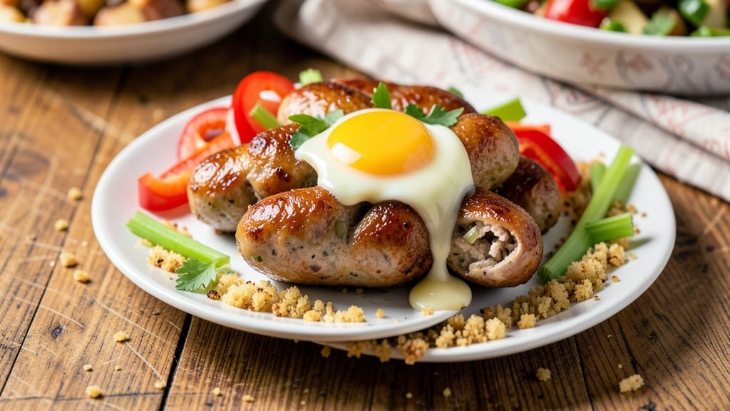 Homemade Chicken Apple Sausage Recipe: Celery-Pepper Crunch Meets Caramelized Sweetness