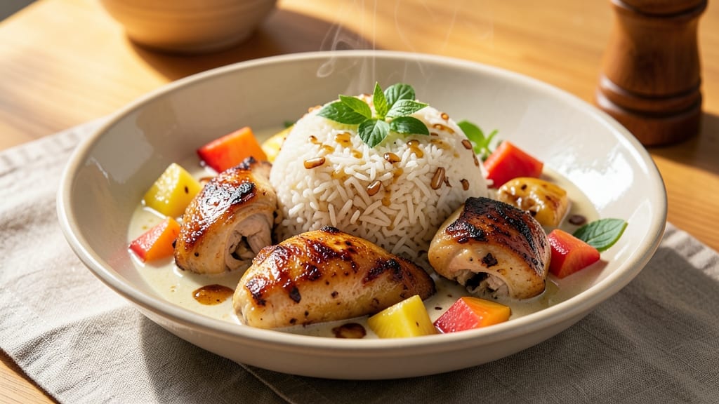 Pineapple Chicken Coconut Rice Recipe: Tropical One-Pan Harmony