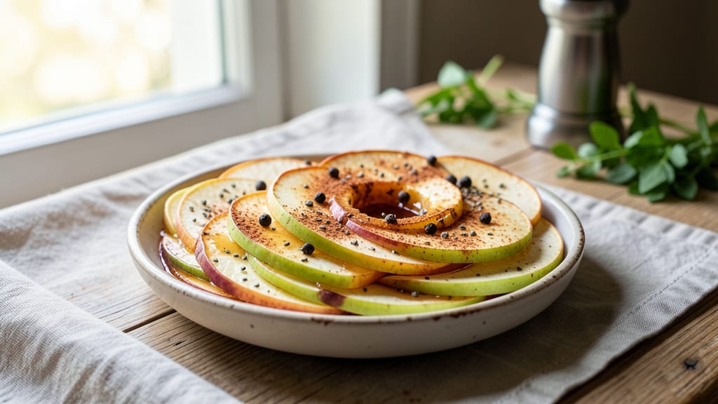 Dried Apple Rings Recipe: Crispy-Caramelized Bites With Celery Pepper Crunch