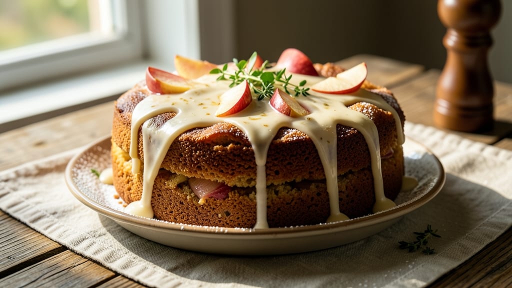 Apple Cake With Vanilla Sauce Recipe: Moist Layers and Silky Drizzle Magic