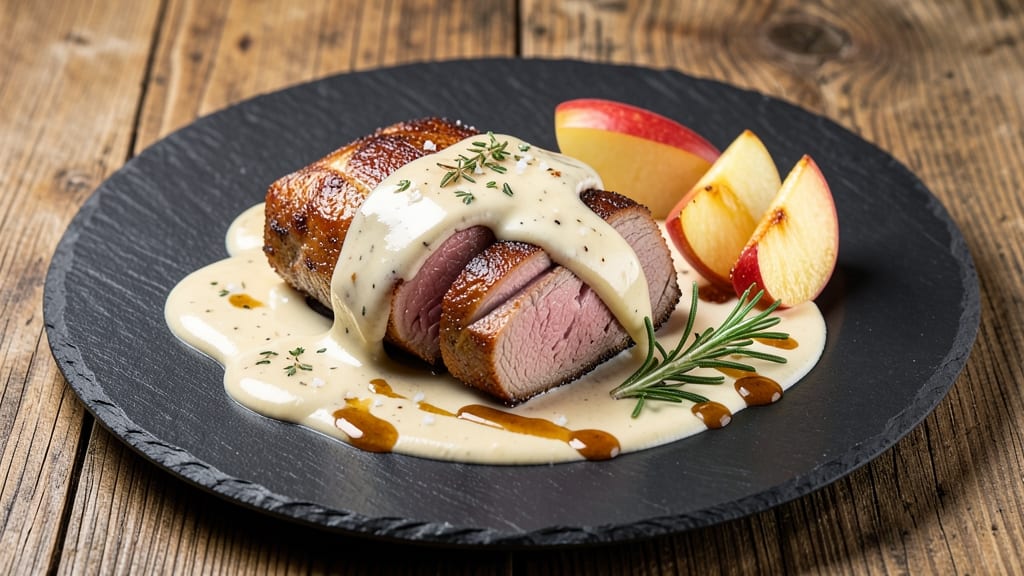 Creamy Pork and Apples Recipe: Velvety Sauce That Caramelizes Edges