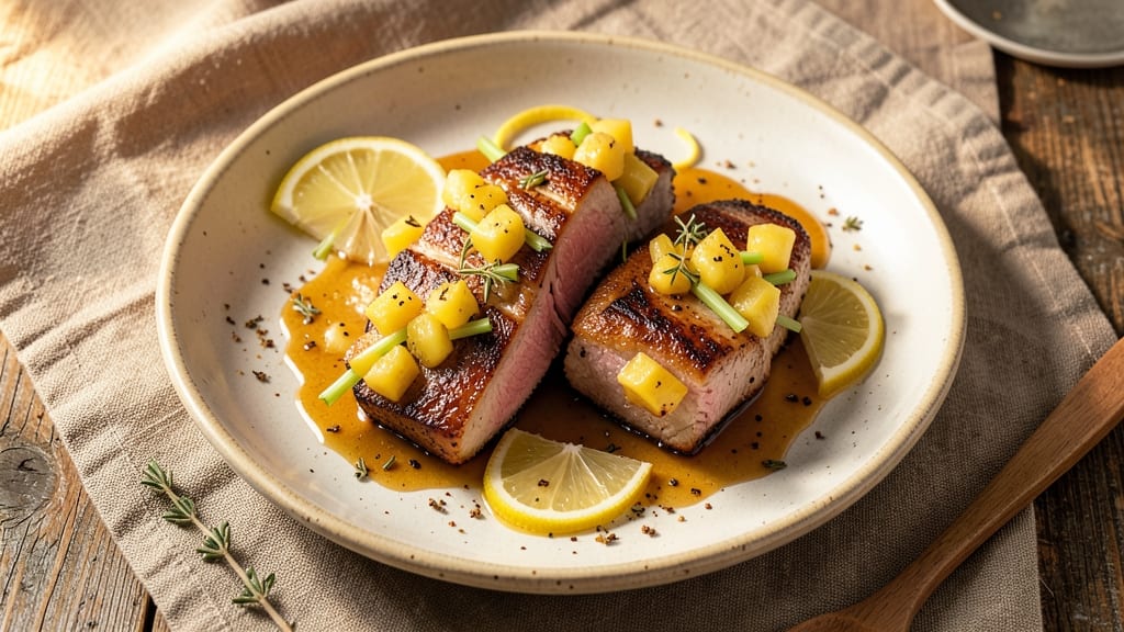 Pineapple Stuffed Pork Chops Recipe: Caramelized Sweetness and Crisp Celery Crunch