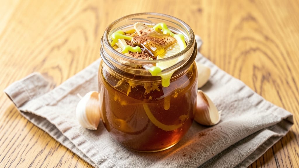Apple Cider Vinegar Ginger Garlic Lemon Honey for Cholesterol Recipe: Heart-Healthy Spice Blend for Daily Use