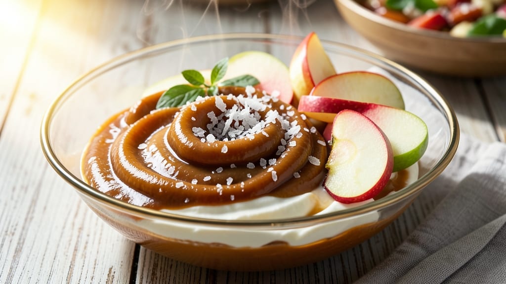 Salted Caramel Apple Dip Recipe: Crunchy Celery Sticks and Warm Spiced Harmony