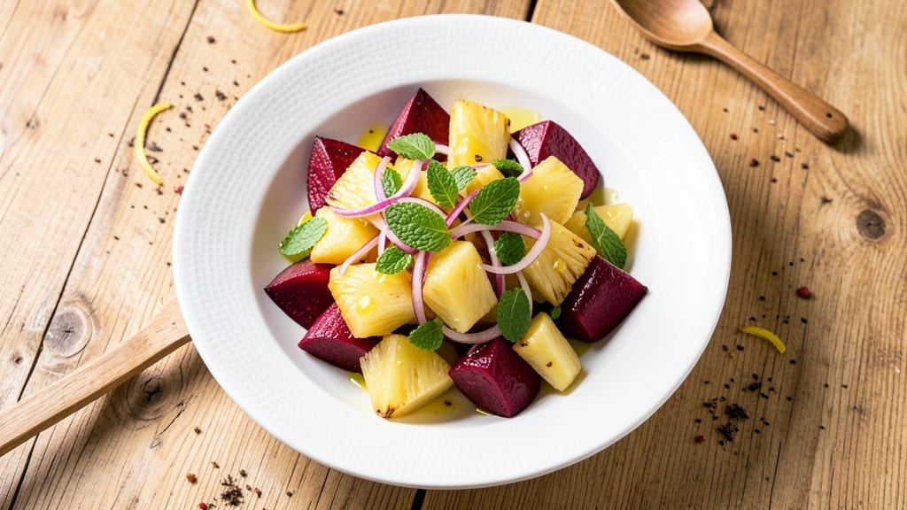 Beetroot and Pineapple Salad Recipe: Vibrant Sweet-Tart Crunch in 15 Minutes