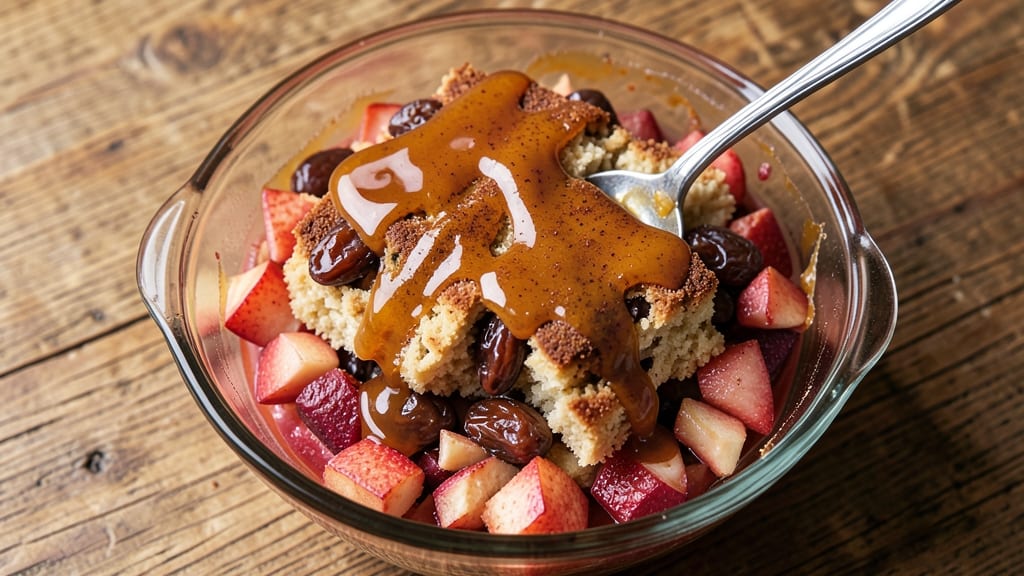 Raw Apple Cake Recipe With Caramel Sauce: Moist Layers Drowned in Rich Sauce