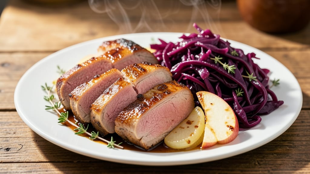 Pork With Red Cabbage And Apple Recipe: Sweet-Tart Braise That Caramelizes Edges