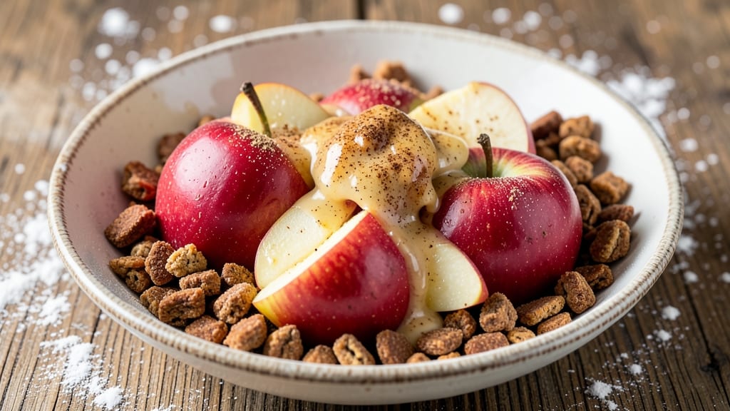 Apple Dip With Heath Bits Recipe: Warm Spiced Crunch Meets Gooey Sweetness