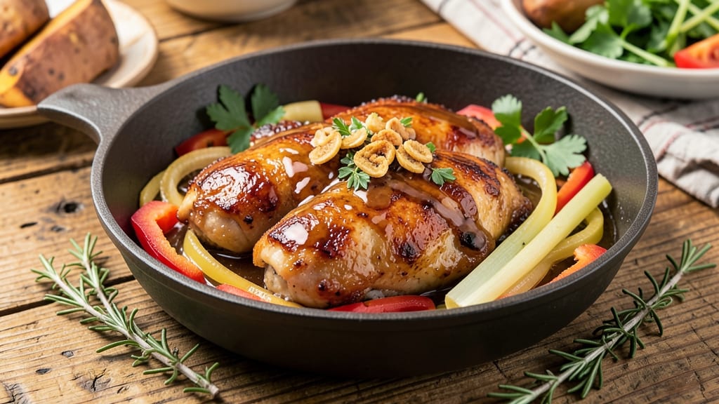 Apple Cider Slow Cooker Chicken Recipe: Celery-Pepper Crunch Meets Smoky Apple Tenderness