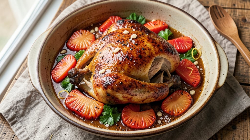 Pineapple Roasted Chicken Recipe: Caramelized Sweetness with Juicy Crispy Skin