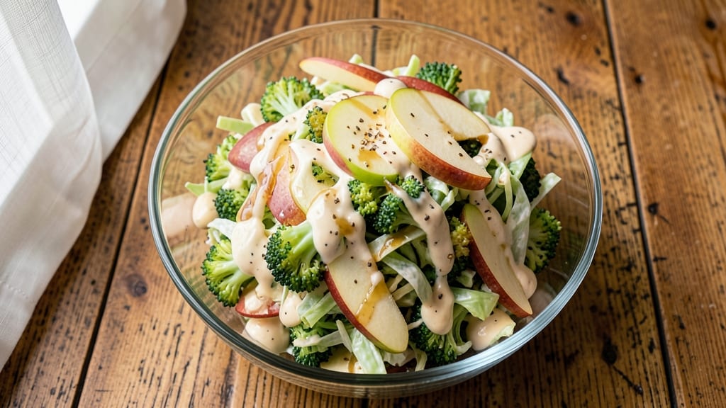 Creamy Crunchy Broccoli Apple Slaw Recipe: Bright Tang and Crispy Texture Magic