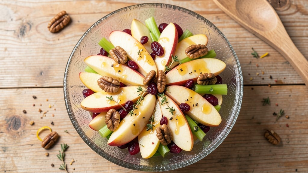 Frozen Apple Salad Recipe: Crisp Celery and Tart Apple Refreshment That Stays Fresh