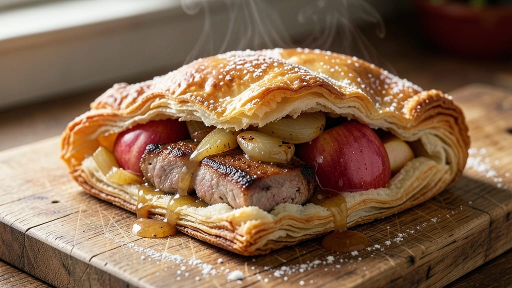 Pork And Apple Pasty Recipe: Flaky Crust Encases Juicy Meat and Sweet Fruit