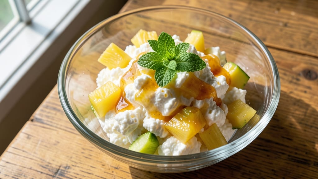 Cottage Cheese and Pineapple Salad Recipe: Tropical Creaminess With No Added Sugar