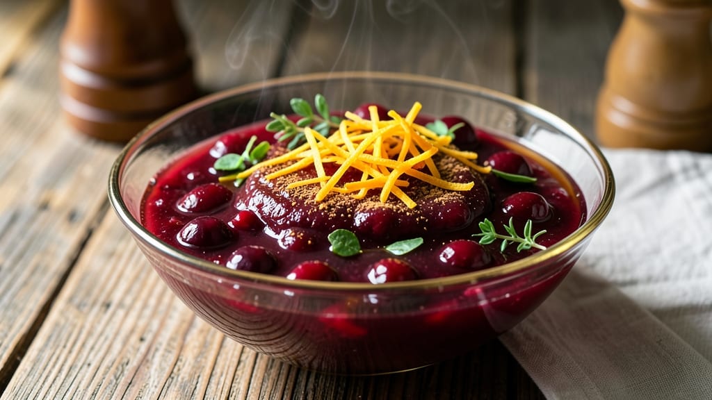 Old Fashioned Cranberry Sauce Recipe with Apple Juice: Homemade Crunch and Sweet Tart Balance